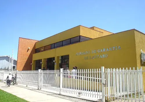 Edificio del Juzgado de Garantía de Lautaro