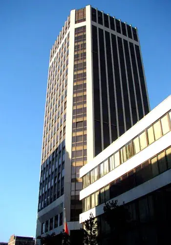 Edificio del 2° Juzgado Civil de Santiago